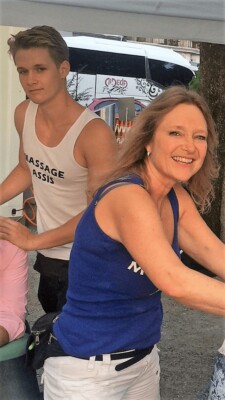 massage lors d'événements