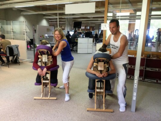 massage assis en entreprise