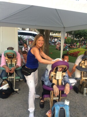 événement en romandie - massages assis